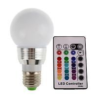 5w e27 300lm rgb led lamp light bulb remote controlled 16 color changi ...