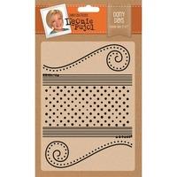 5x7 christmas embossing folder dotty days