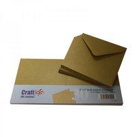 5x5 Kraft Card and Envelopes - pack of 30