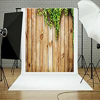 5x7ft wooden wall floor photography background studio props blue board ...