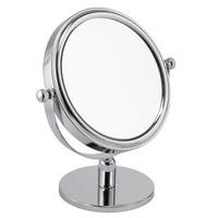 5x Magnification Chrome Mirror with Round Base