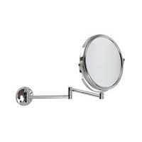 5x Magnification Chrome Wall Mounted Extendable Mirror