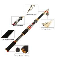 6 & 7 Segments Telescopic Carbon Fishing Rods Casting Fishing Rod 2.1m / 2.4m