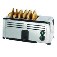 6 SLOT STAINLESS STEEL COMMERCIAL TOASTER