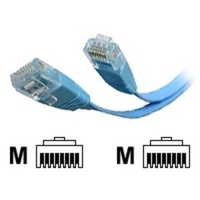 6 FT BLUE FLAT CAT5E UTP PATCH - CABLE UK