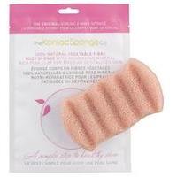 6 Wave Konjac Sponge Pink Clay 1sponge