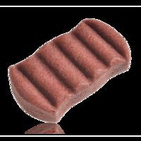 6 Wave Red Clay Bath Sponge