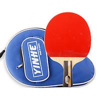 6 Stars Ping Pang/Table Tennis Rackets Ping Pang Wood Short Handle Pimples