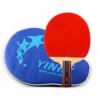 6 Stars Ping Pang/Table Tennis Rackets Ping Pang Wood Short Handle Pimples