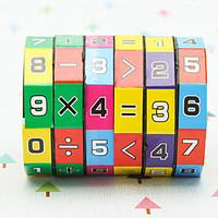 6-layer 7.2cm Height Puzzle Cube Children Education Learning Math Toy for Children - COLORFUL