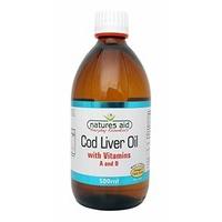 (6 Pack) - N/Aid Cod Liver Oil Liquid | 500ml | 6 Pack - Super Saver - Save Money
