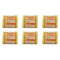 (6 Pack) - Faith Orange Soap | 100g | 6 Pack - Super Saver - Save Money