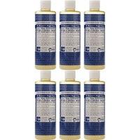 6 pack dr bronner peppermint castile liquid soap 472ml 6 pack bundle