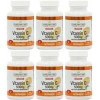 (6 PACK) - Natures Aid - Vitamin C 500mg Sugar Free Che NA9 | 100\'s | 6 PACK BUNDLE