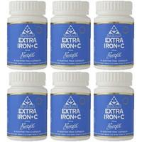 6 pack bio health extra iron 60s 6 pack bundle