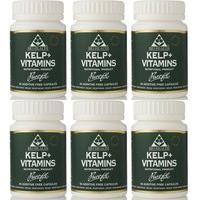 6 pack bio health kelp super multivitamins 60s 6 pack bundle