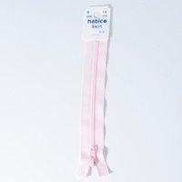 6 Habico Tagged YKK Nylon Zip - Pink 374265