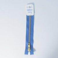 6 Habico Tagged YKK Brass Jeans Zip - Saxe Blue 374749