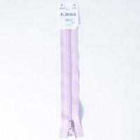 6 Habico Tagged YKK Nylon Zip - Lilac 374271