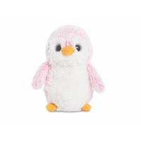 6 pink pompom penguin soft toy