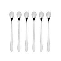 6 Stainless Steel Latte Spoons Cutlery Set