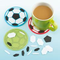 6 Football Mosaic Coaster Kits