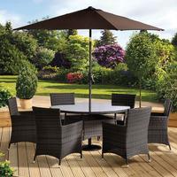 6 seater luxury dining set