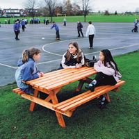 6 Seat Junior Wood Picnic Table