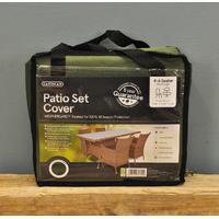 6 Seater Rectangular Patio Set Cover (Premium) in Green by Gardman