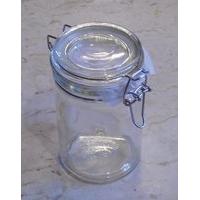6 x 400ml Glass Preserving Jar with Hinged Lid