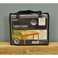 6 Seater Rectangular Table Cover (Premium) in Grey by Gardman