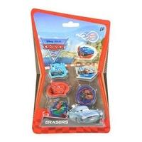 6 Pack Disney Cars 2 Erasers