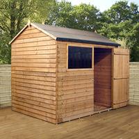 6 x 8 Walton\'s Reverse Overlap Apex Wooden Shed