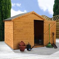 6 x 8 waltons windowless tongue and groove reverse apex garden shed