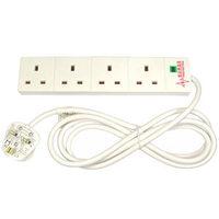 6 Socket Surge Protected Extension Lead 5m BS Approved