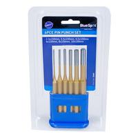 6 piece gold pin punch in plastic stand