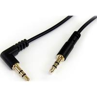 6 ft slim 35mm to right angle stereo audio cable mm