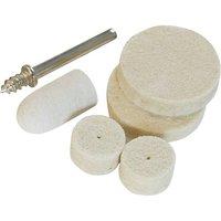 6 Piece 10 13 & 22 Dia Felt Polishing Set