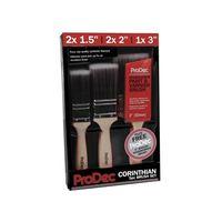6 Piece Corinthian Brush Set Paint Brushes Premium Trade Quality