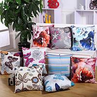 6 Design Butterfly And Flower Pillow Cover Europe America Style Pillow Case