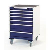 6 DRAWER MOBILE CABINET - H X W X D : 980 X 650 X 650