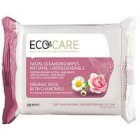 6 Pack of Ecocare ECOCARE Rose & Chamomile 25 Wipes