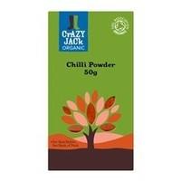 6 Pack of Gluten Free Crazy Jack Chilli Powder 50 g