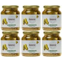 6 pack biona org gherkins 350g 6 pack bundle