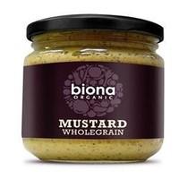 6 Pack of Gluten Free Biona Organic Wholegrain Mustard 200 g