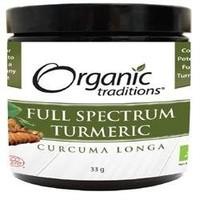 6 pack of organic traditions full spectrum turmeric 33 g