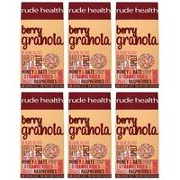 6 pack rude health org strawberryraspber granola 450g 6 pack bundle