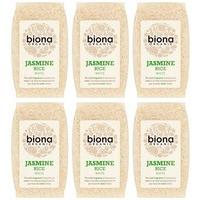 6 pack biona org white jasmine rice 500g 6 pack bundle
