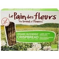 6 Pack of Gluten Free Le Pain des Fleurs Buckwheat Crispbread 125 g
