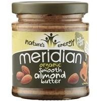 6 Pack of Meridian Org Smooth Almond Butter 100% 170 g